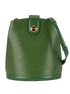 Cluny, £495, Handbags, Green, Leather, Front view